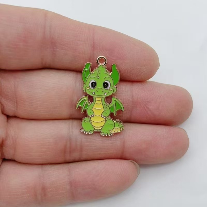 จี้ห้อยรูปมังกรน้อยแบบ DIY ลาย - Jewelry Making Pendants บทวิจารณ์และราคา