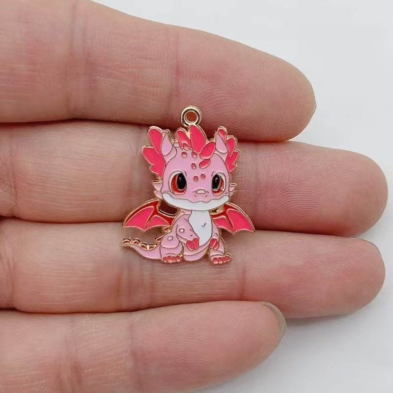 จี้ห้อยรูปมังกรน้อยแบบ DIY ลาย - Jewelry Making Pendants บทวิจารณ์และราคา