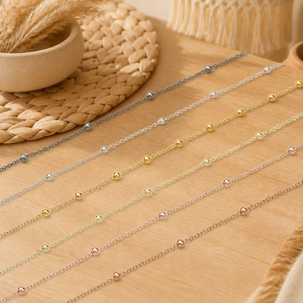 โซ่ลูกปัดสแตนเลสขนาด 4 มม. สาย - Chain Roll Cable บทวิจารณ์และราคา