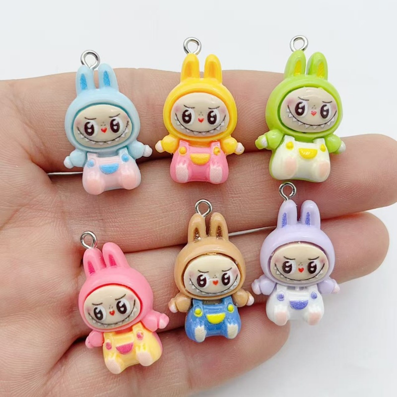 ชาร์มเรซิ่นรูปบ้านกระต่ายสตรอว - Jewelry Making Pendants บทวิจารณ์และราคา