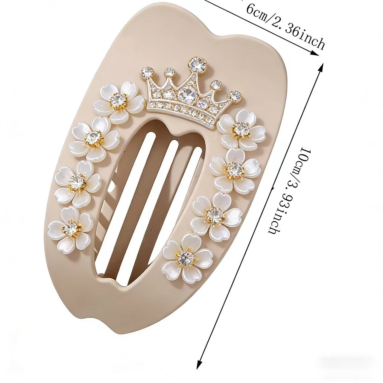ดอกไม้พลาสติกสีขาวและสีทองสุดห - Jewelry Making Adults บทวิจารณ์และราคา