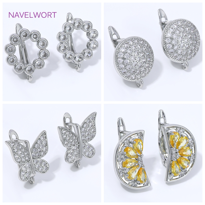ตะขอเกี่ยวต่างหูรูปพัดเคลือบทอ - Jewelry Making Earring Supplies บทวิจารณ์และราคา
