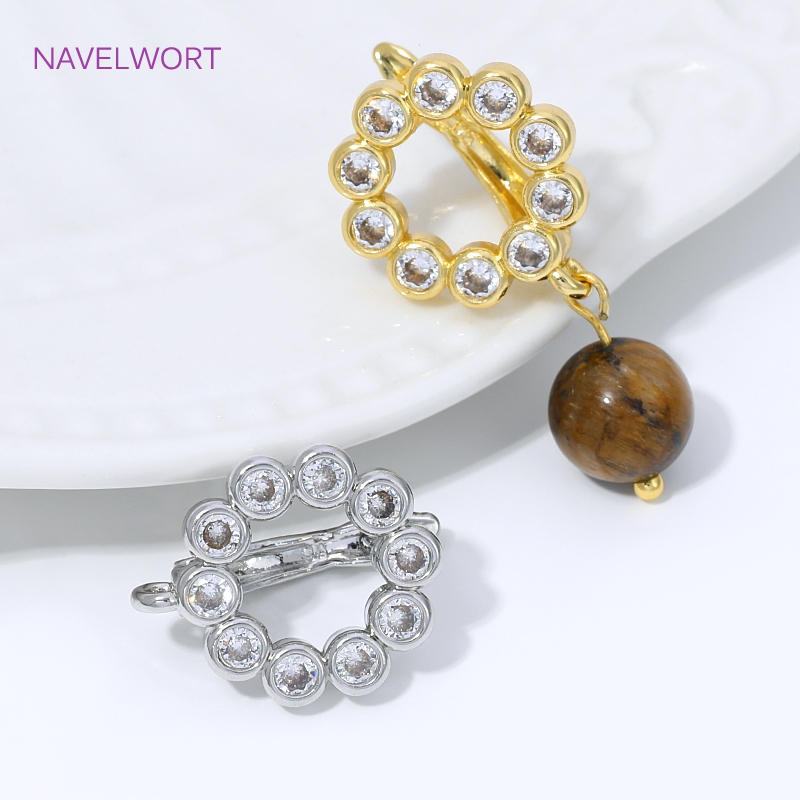 ตะขอเกี่ยวต่างหูรูปพัดเคลือบทอ - Jewelry Making Earring Supplies บทวิจารณ์และราคา