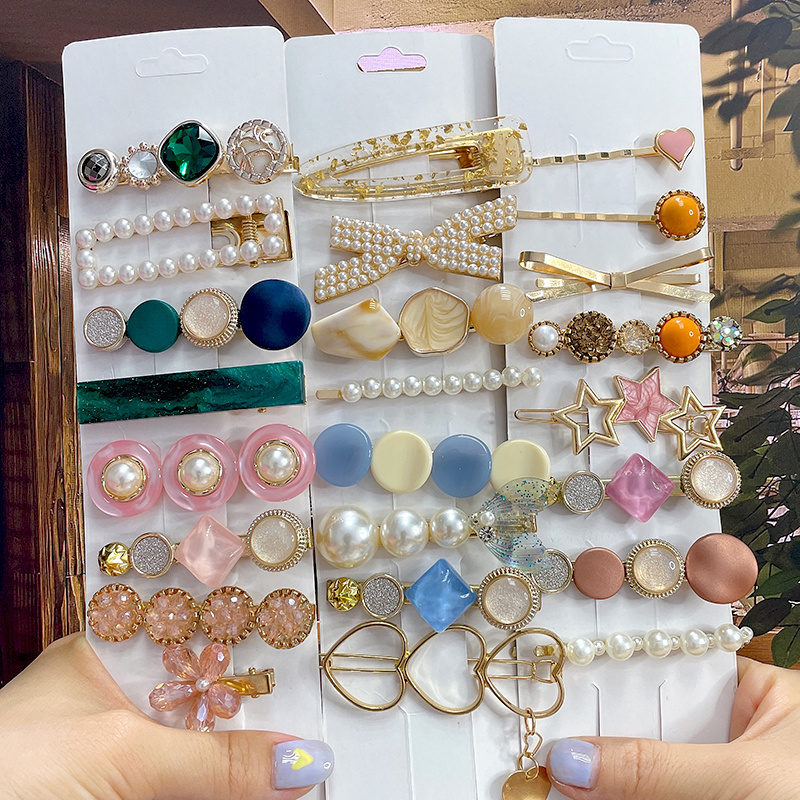 ใหม่แฟชั่นไข่มุกผมคลิปสําหรับห - Jewelry Making Adults บทวิจารณ์และราคา