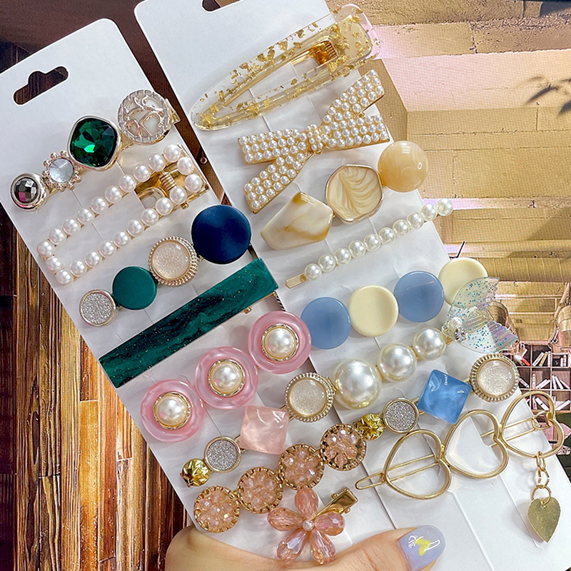 ใหม่แฟชั่นไข่มุกผมคลิปสําหรับห - Jewelry Making Adults บทวิจารณ์และราคา