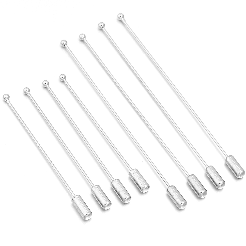 เข็มกลัดหัวทองแดงสีโรเดียม ขนา - Jewelry Making Jig บทวิจารณ์และราคา