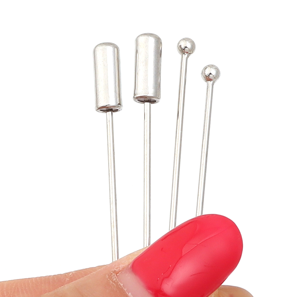 เข็มกลัดหัวทองแดงสีโรเดียม ขนา - Jewelry Making Jig บทวิจารณ์และราคา