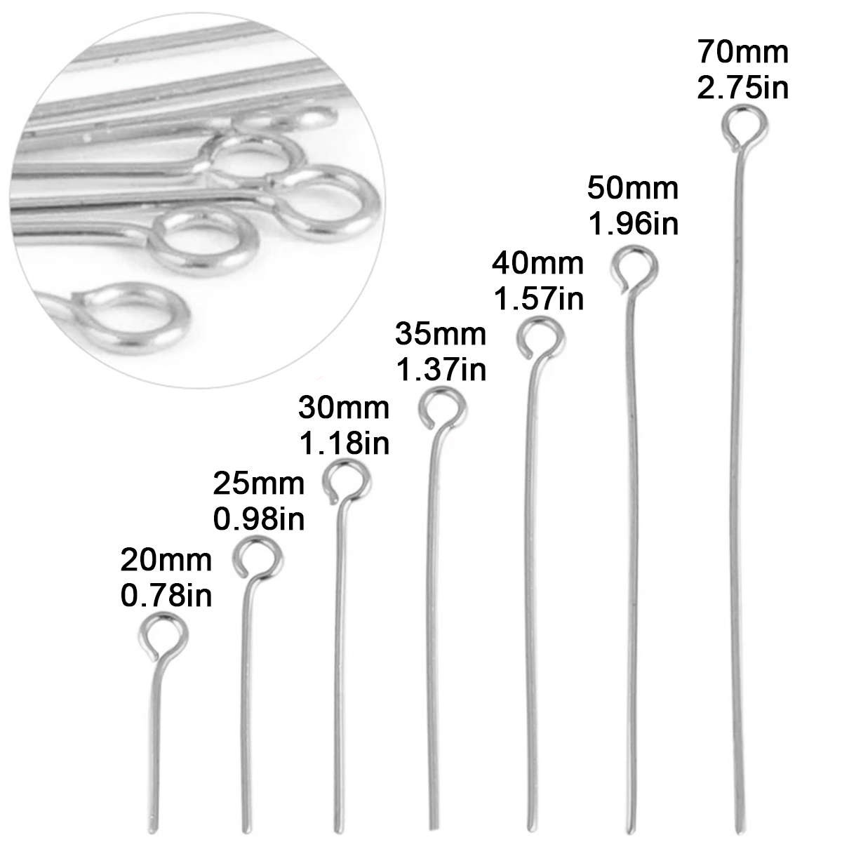 เข็มตาไก่สแตนเลส 100 ชิ้น/ล็อต - Jewelry Making Earring Supplies บทวิจารณ์และราคา