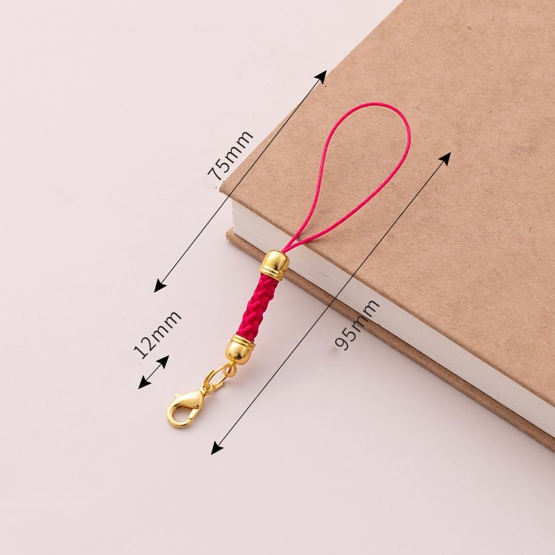 สายคล้องโทรศัพท์แบบเชือกไนลอนพ - Jewelry Making Rings บทวิจารณ์และราคา