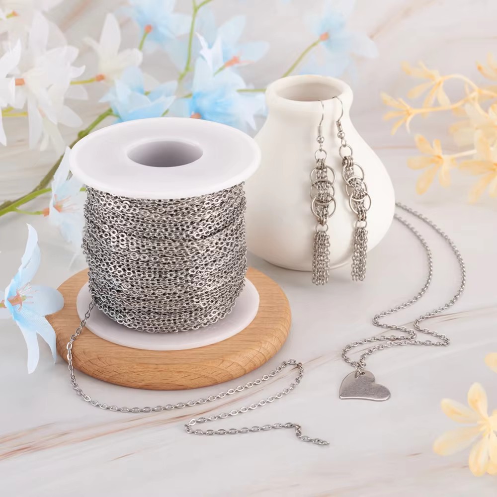 โซ่สแตนเลส PandaHall 50 ม./ม้ว - Chain Roll Cable บทวิจารณ์และราคา