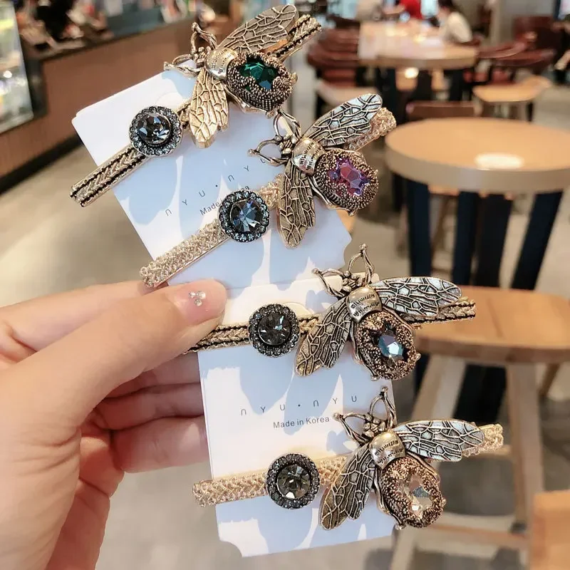 Retro Elegant Bee Hairpins คลิ - Jewelry Making Adults บทวิจารณ์และราคา