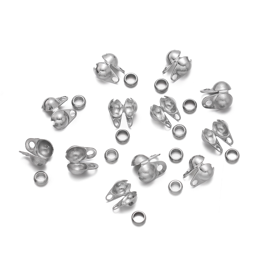 1 ชุดสแตนเลสสตีล CRIMP ลูกปัดเ - Jewelry Making Earring Supplies บทวิจารณ์และราคา