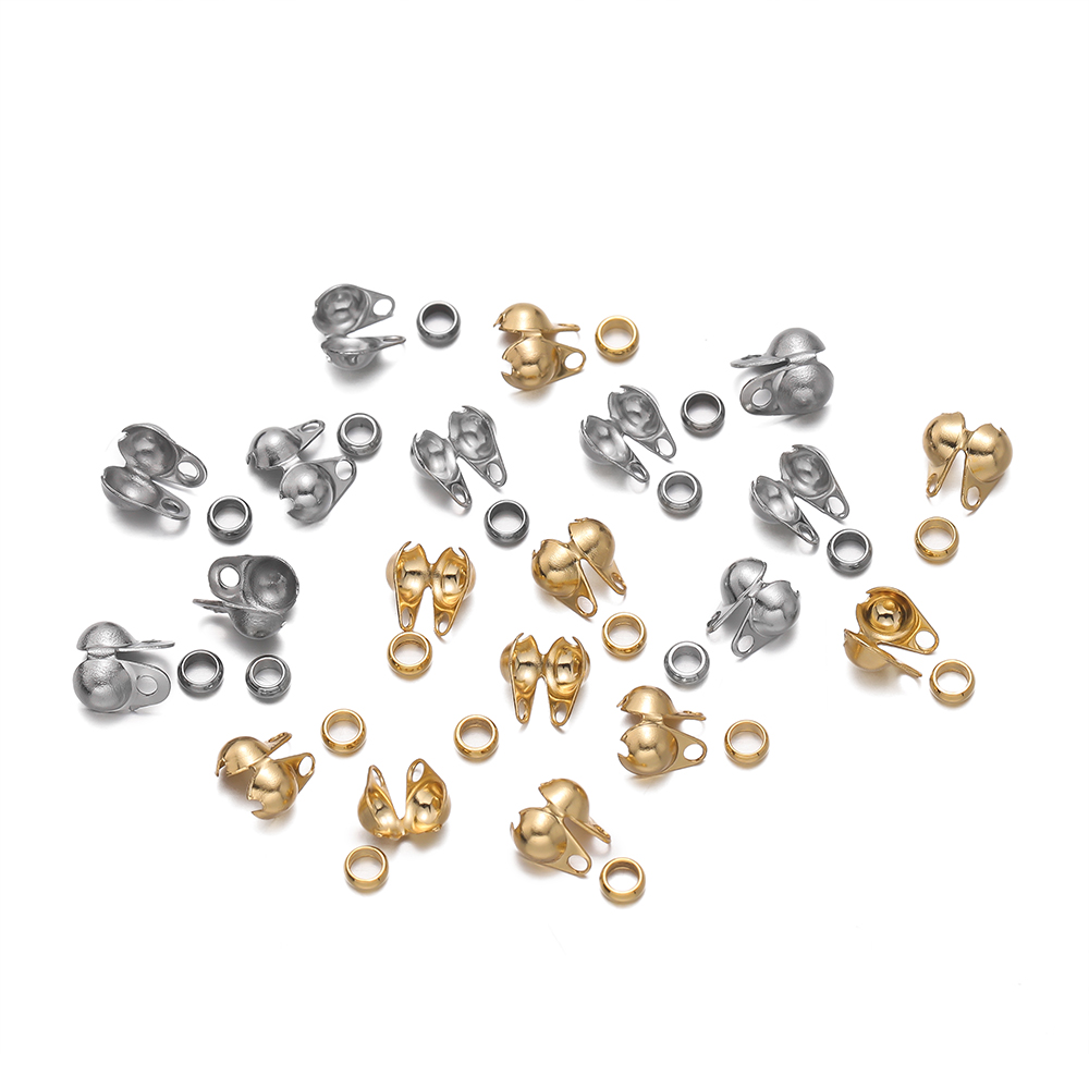 1 ชุดสแตนเลสสตีล CRIMP ลูกปัดเ - Jewelry Making Earring Supplies บทวิจารณ์และราคา