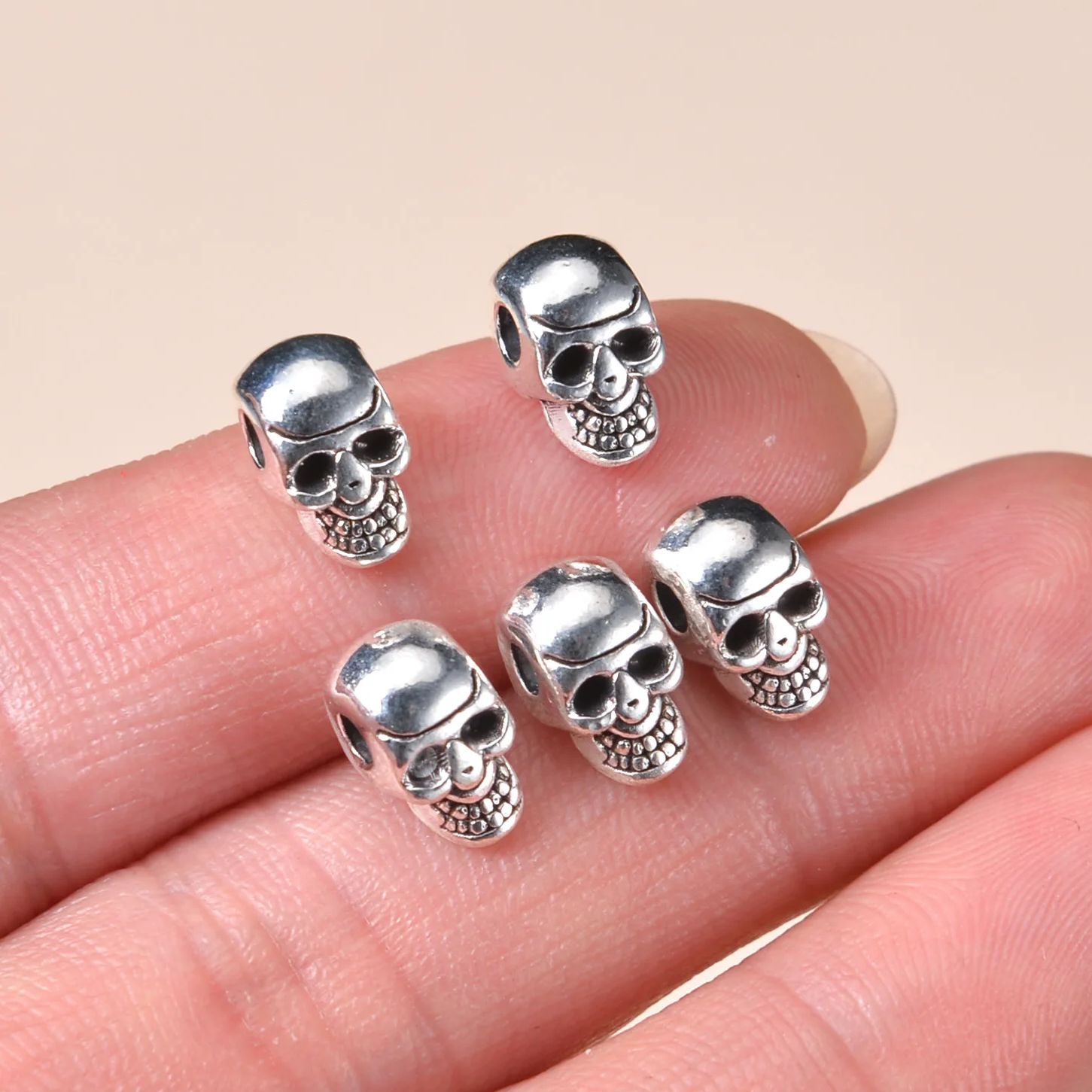 Punk สไตล์ Skull HEAD ลูกปัด C - Jewelry Making Jig บทวิจารณ์และราคา