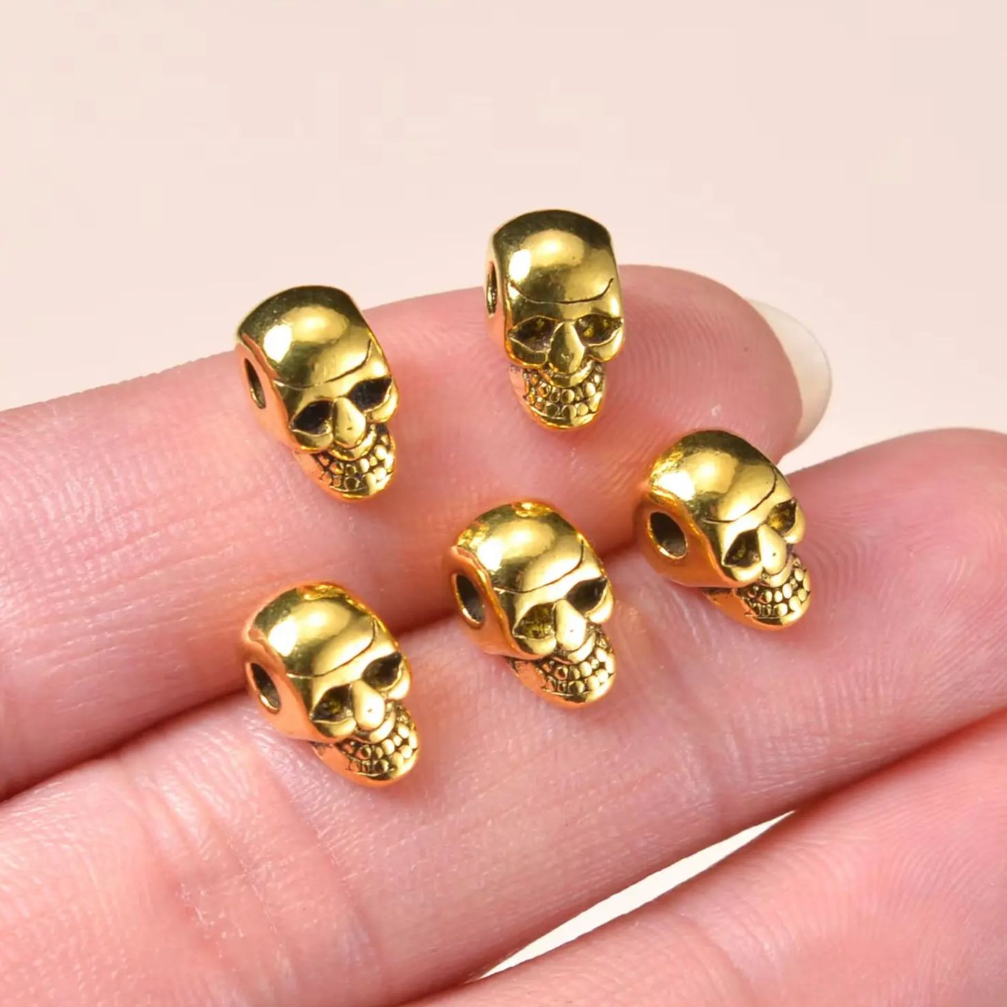 Punk สไตล์ Skull HEAD ลูกปัด C - Jewelry Making Jig บทวิจารณ์และราคา