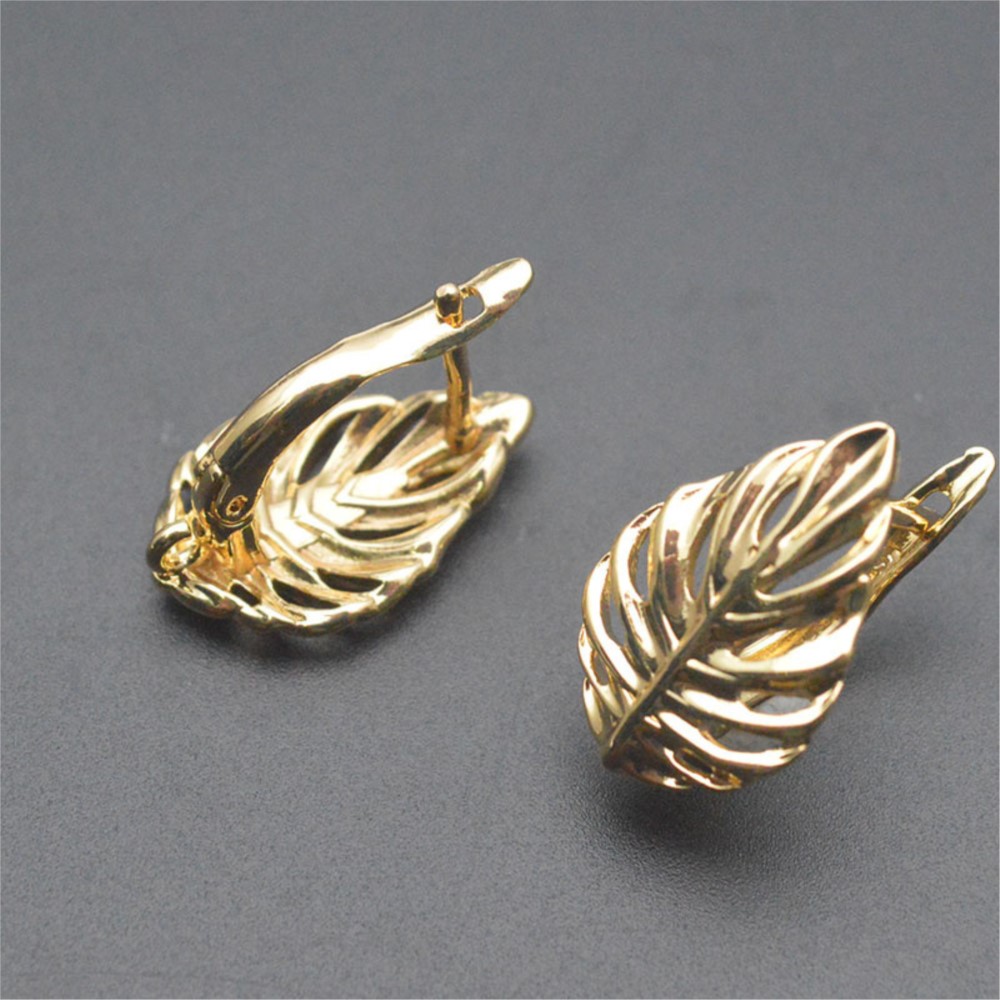 ต่างหูแบบตะขอเกี่ยวรูปใบไม้ ชุ - Jewelry Making Hoops บทวิจารณ์และราคา