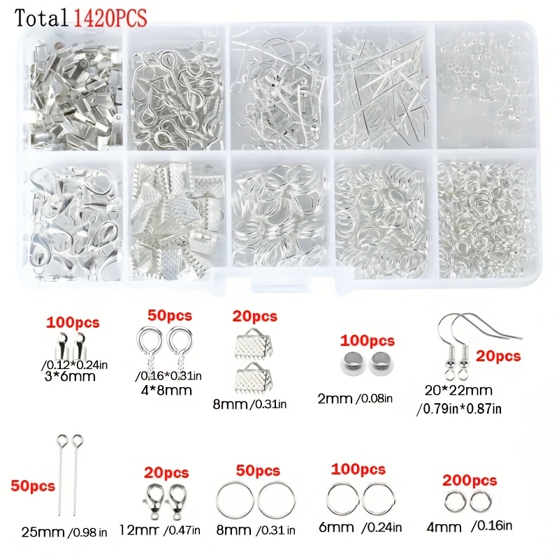 ชุดอุปกรณ์ทำเครื่องประดับ 1420 - Jewelry Making Earring Supplies บทวิจารณ์และราคา