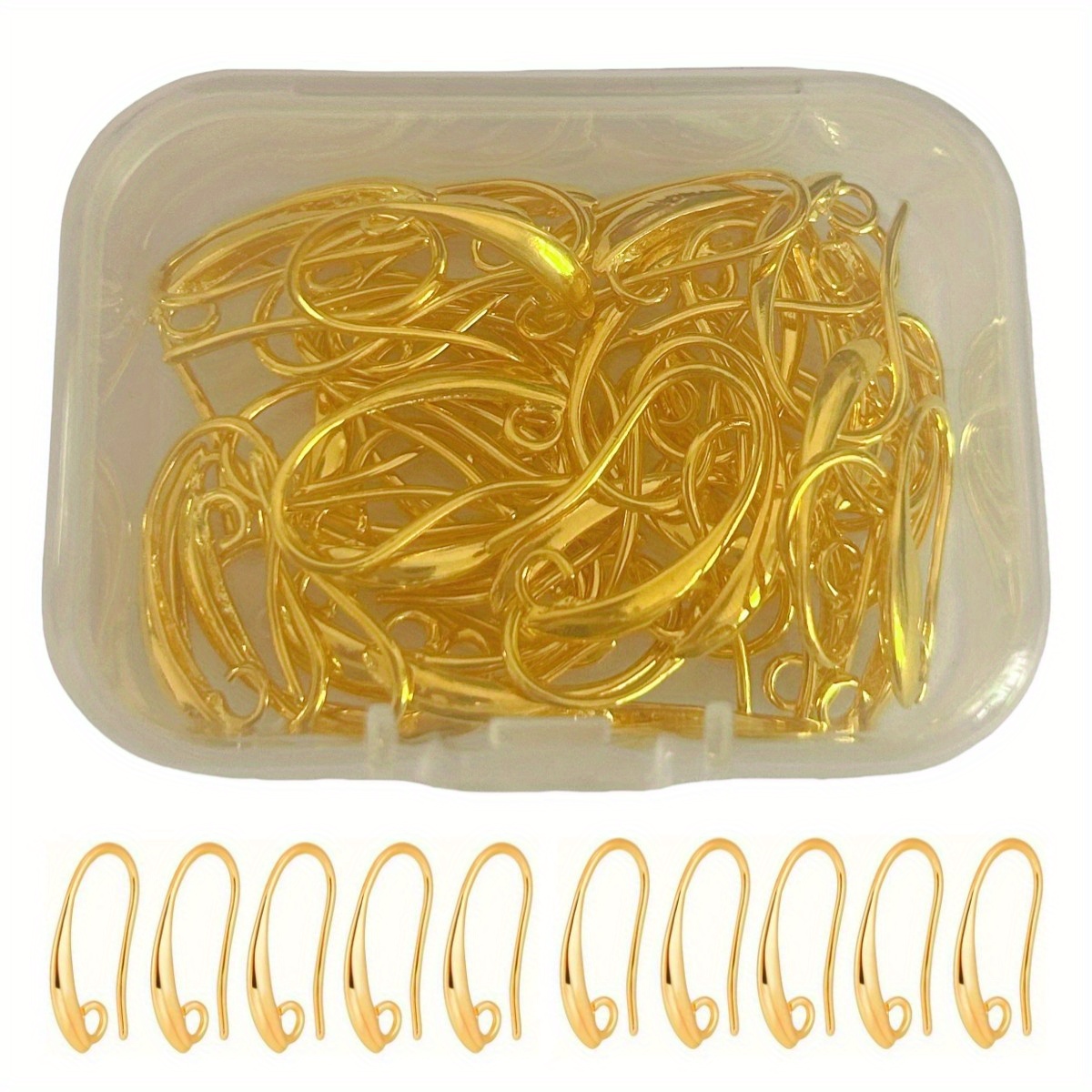 1 กล่องของสีทองและสีทองผสมแบบใ - Jewelry Making Earring Supplies บทวิจารณ์และราคา