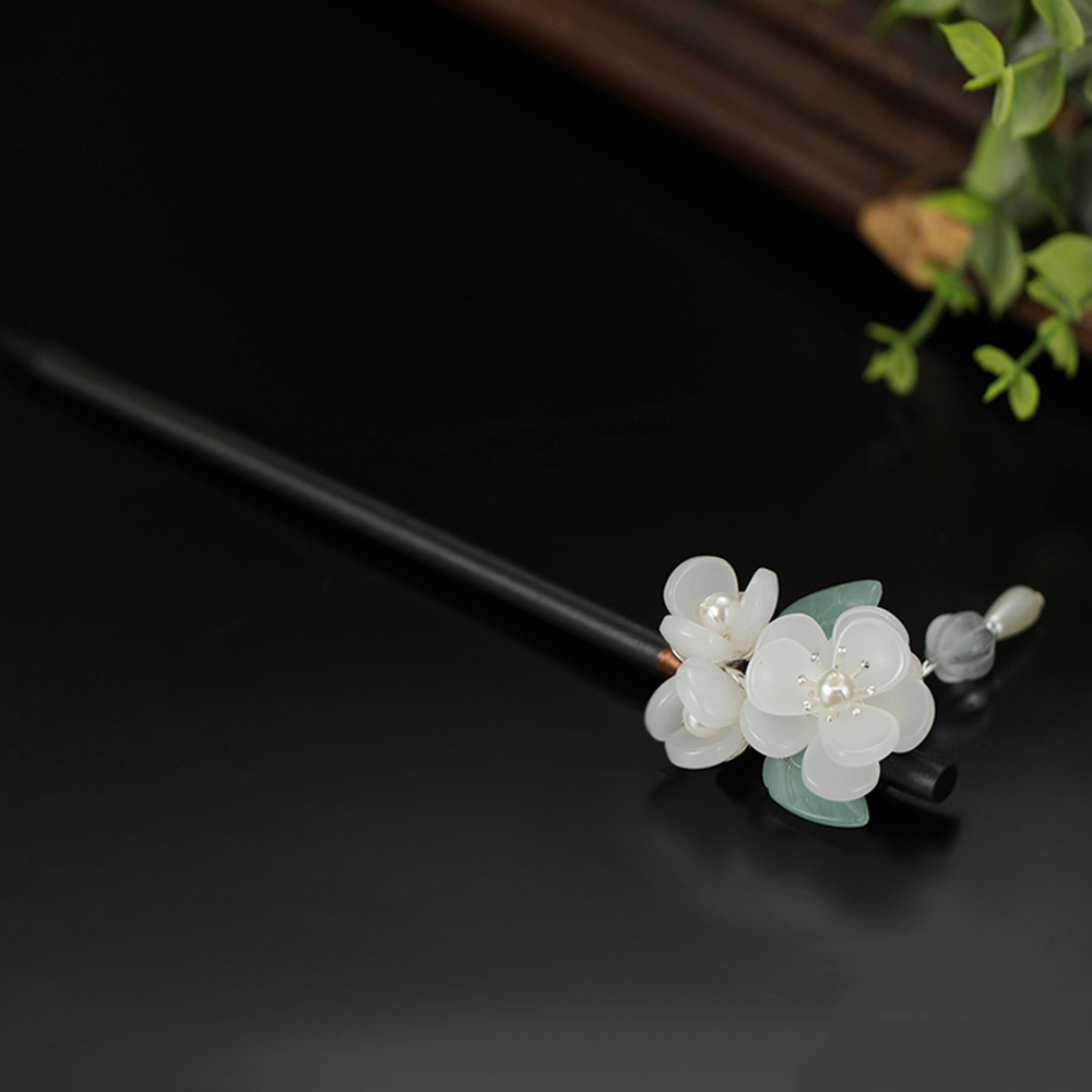 Retro ดอกไม้ Hairpin ไข่มุกไม้ - Jewelry Making Adults บทวิจารณ์และราคา